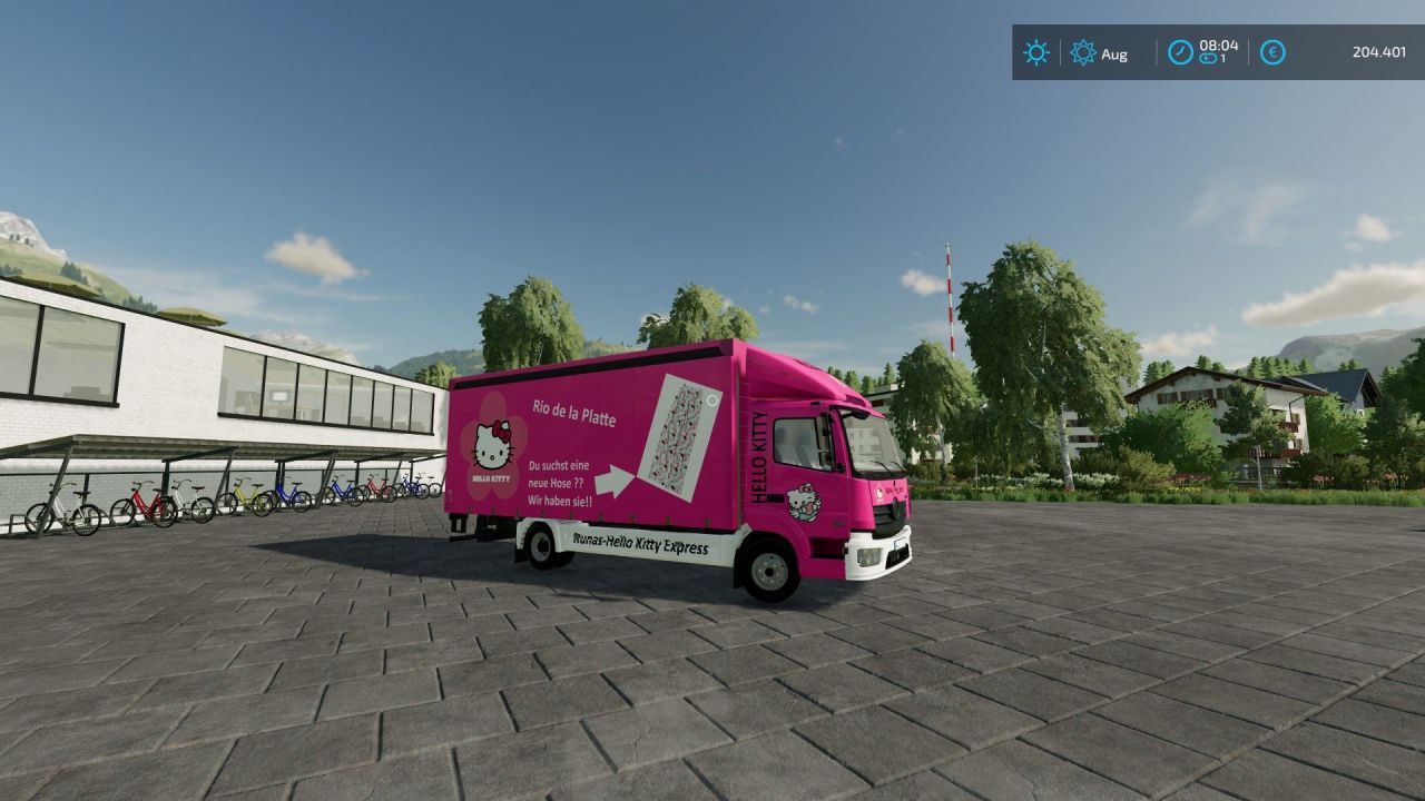 Hello Kitty TRUCK for Farming Simulator 22