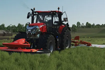 Потужний Трактор Case Puma 185-260 CVXDrive для Швидкої Роботи на Полях у FS25