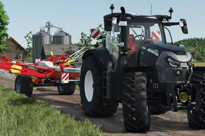 Потужний Трактор Case Puma 185-260 CVXDrive для Швидкої Роботи на Полях у FS25