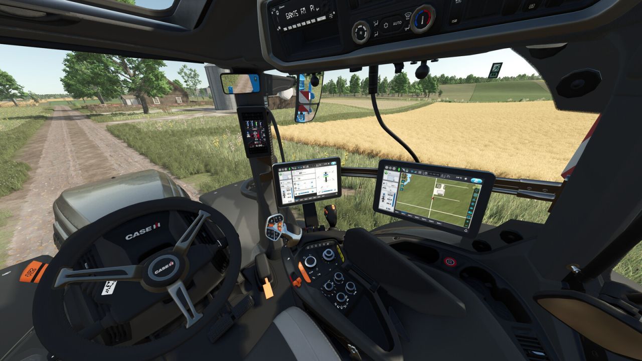 Mocny Traktor Case Puma 185-260 CVXDrive do Szybkiej Pracy na Polach w FS25