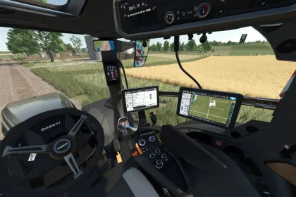 Потужний Трактор Case Puma 185-260 CVXDrive для Швидкої Роботи на Полях у FS25