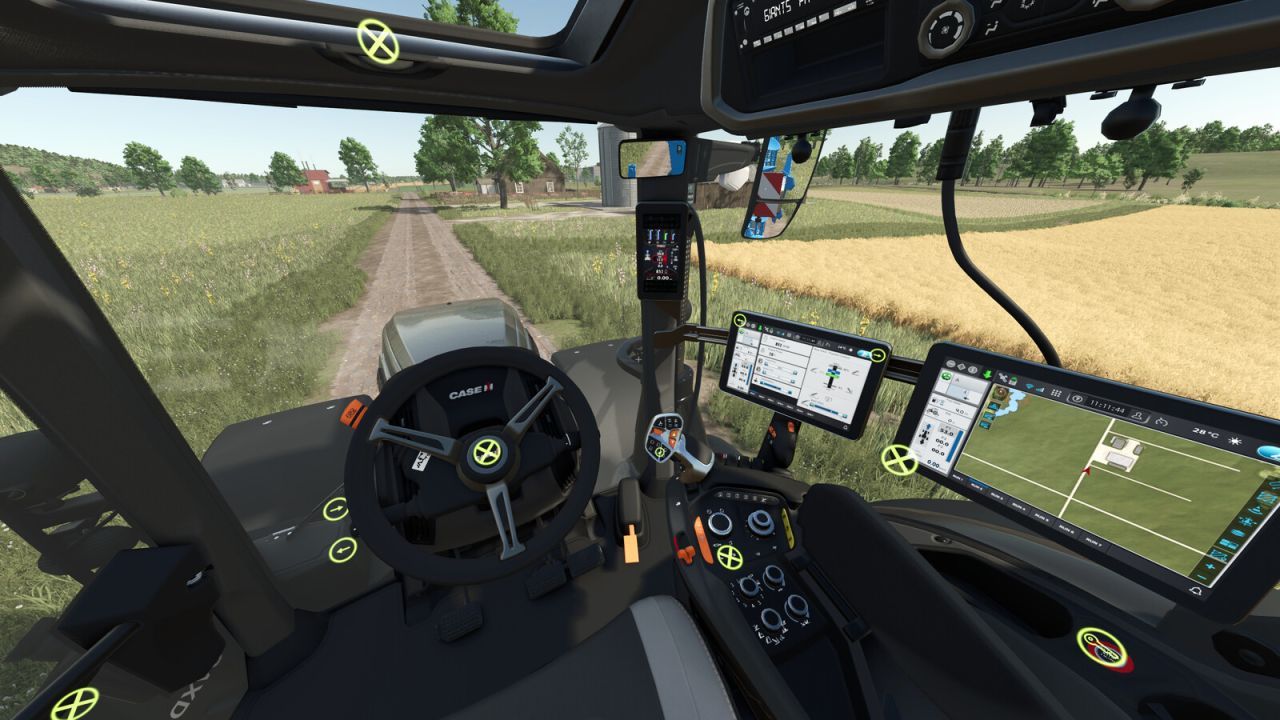 Mocny Traktor Case Puma 185-260 CVXDrive do Szybkiej Pracy na Polach w FS25