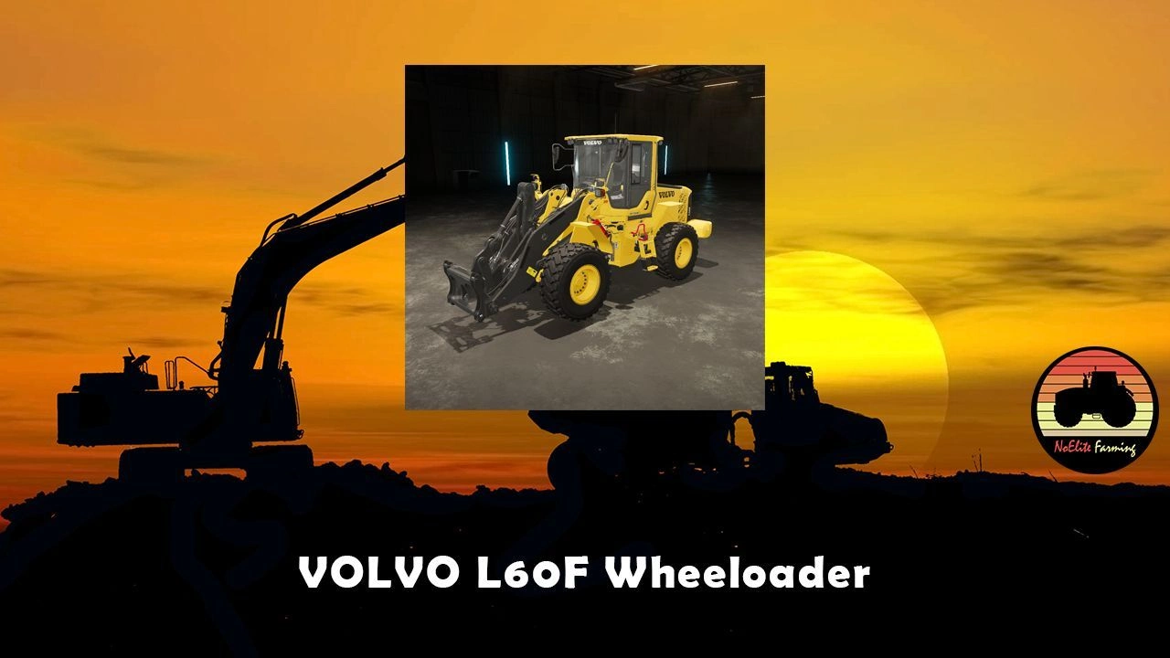 Навантажувач Volvo L60F для Farming Simulator 22