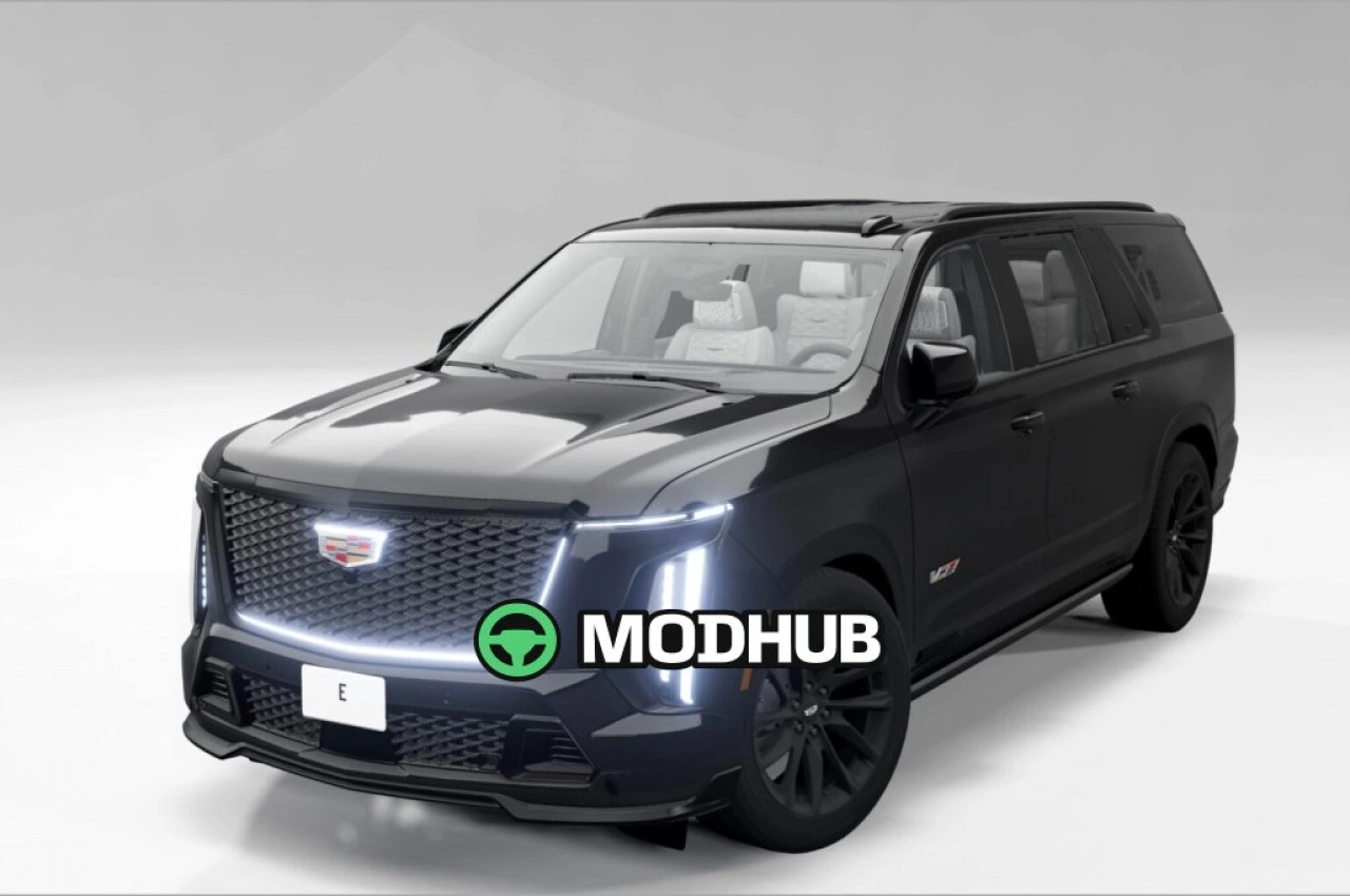 Автомобіль Cadillac Escalade V Series (2025) для BeamNG.drive