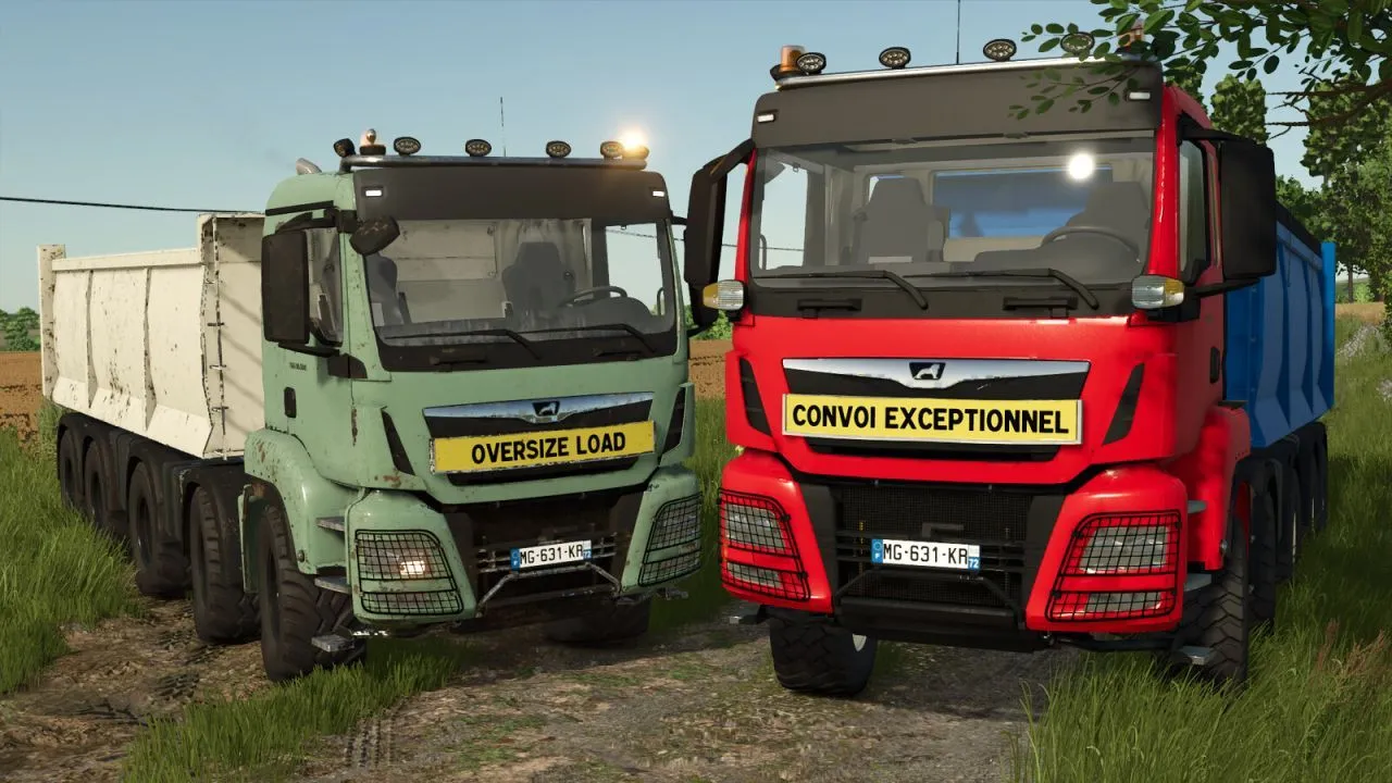 Потужна Вантажівка MAN TGS 18.500 Kipper для Важких Перевезень у FS25