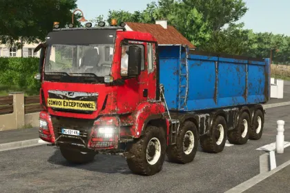 Потужна Вантажівка MAN TGS 18.500 Kipper для Важких Перевезень у FS25 — 3