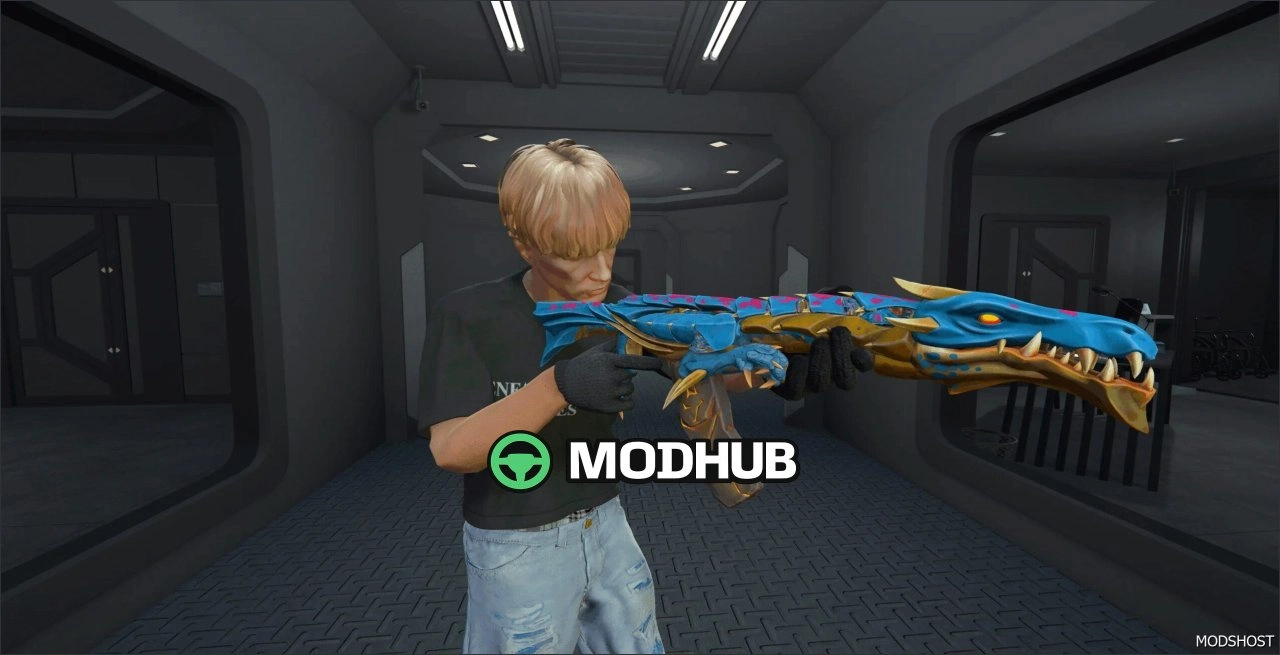 Снайперська гвинтівка Blue Elderflame Vandal для GTA 5