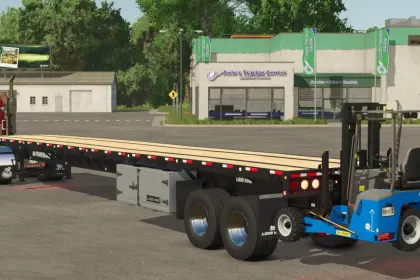 Efektywny Palfinger FLC-253 Pack — Ładowarka na Przyczepie do Wygodnej Logistyki w FS25 — 1