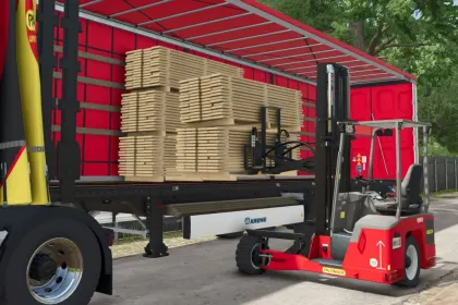 Efektywny Palfinger FLC-253 Pack — Ładowarka na Przyczepie do Wygodnej Logistyki w FS25 — 2