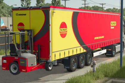 Efektywny Palfinger FLC-253 Pack — Ładowarka na Przyczepie do Wygodnej Logistyki w FS25 — 3