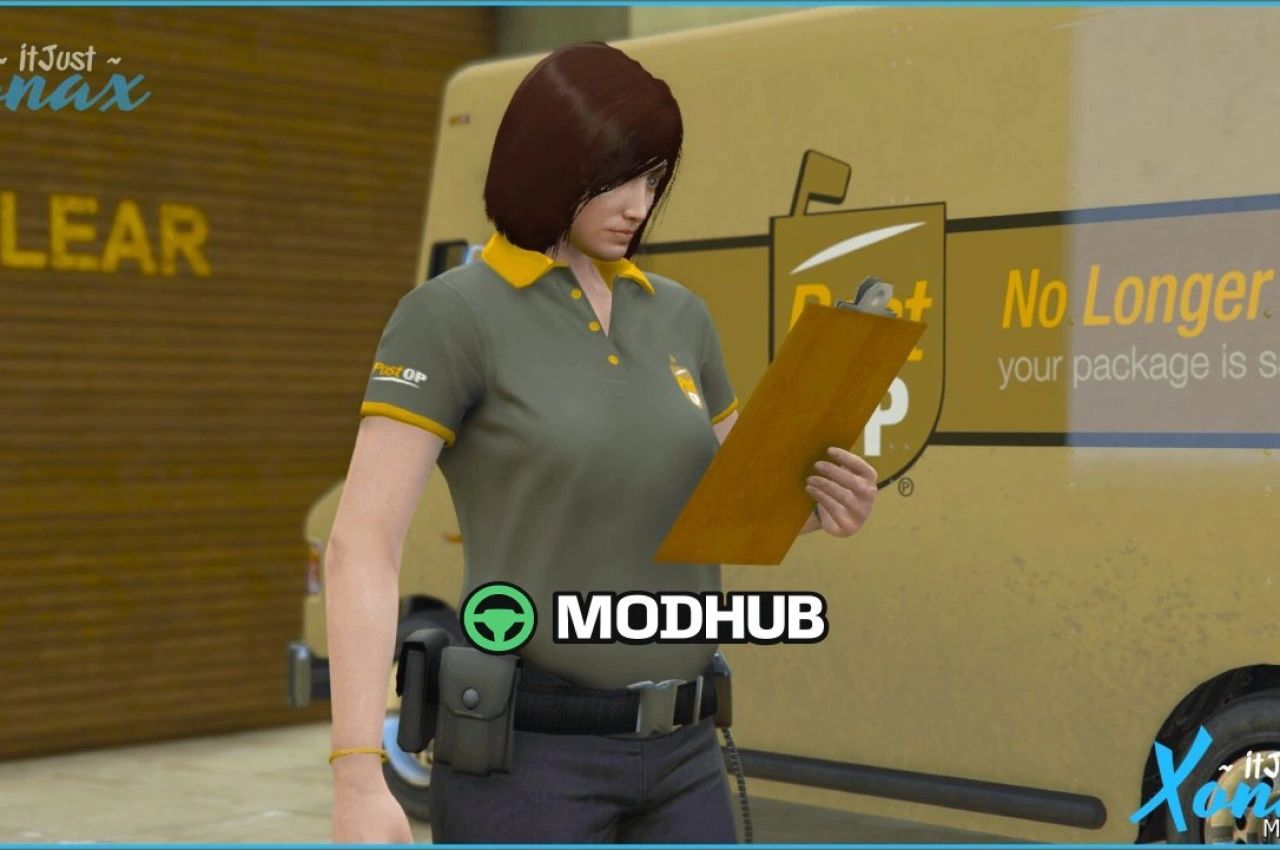 Мод жіночого персонажа Polo Post для GTA 5