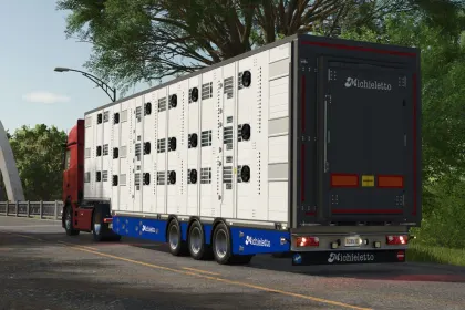 Efektywny Przyczepa Północna dla Zwierząt Michieletto SM38 — Duża Pojemność i Elastyczne Ustawienia — 2