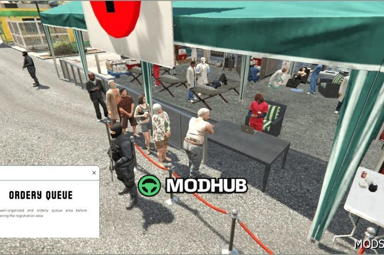 Карта безкоштовного медичного огляду для GTA 5