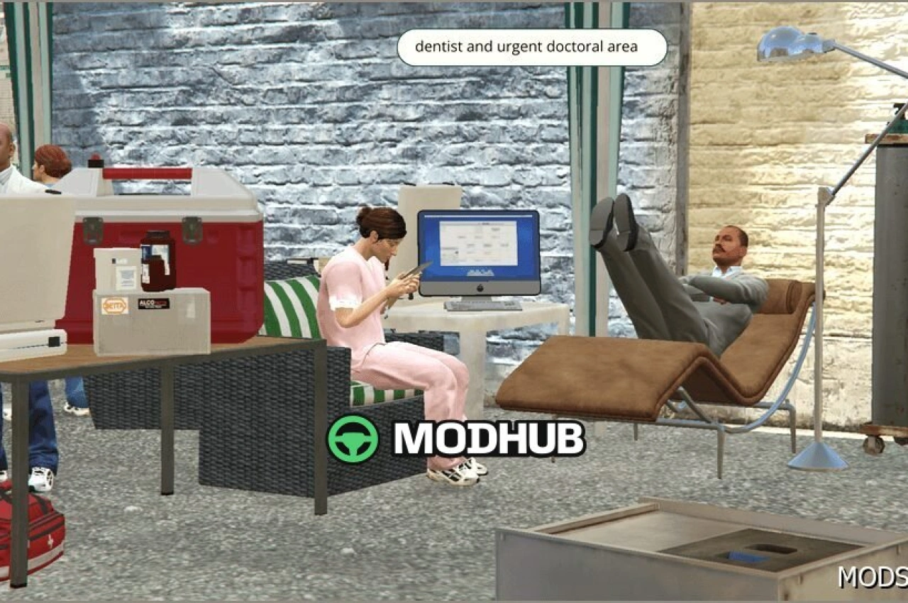 Карта безкоштовного медичного огляду для GTA 5