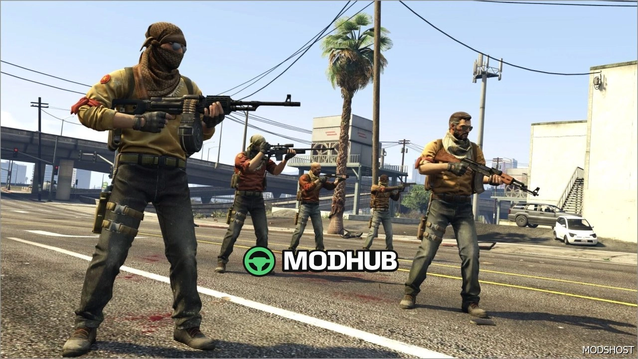 Пак терористів Elite Crew для GTA 5