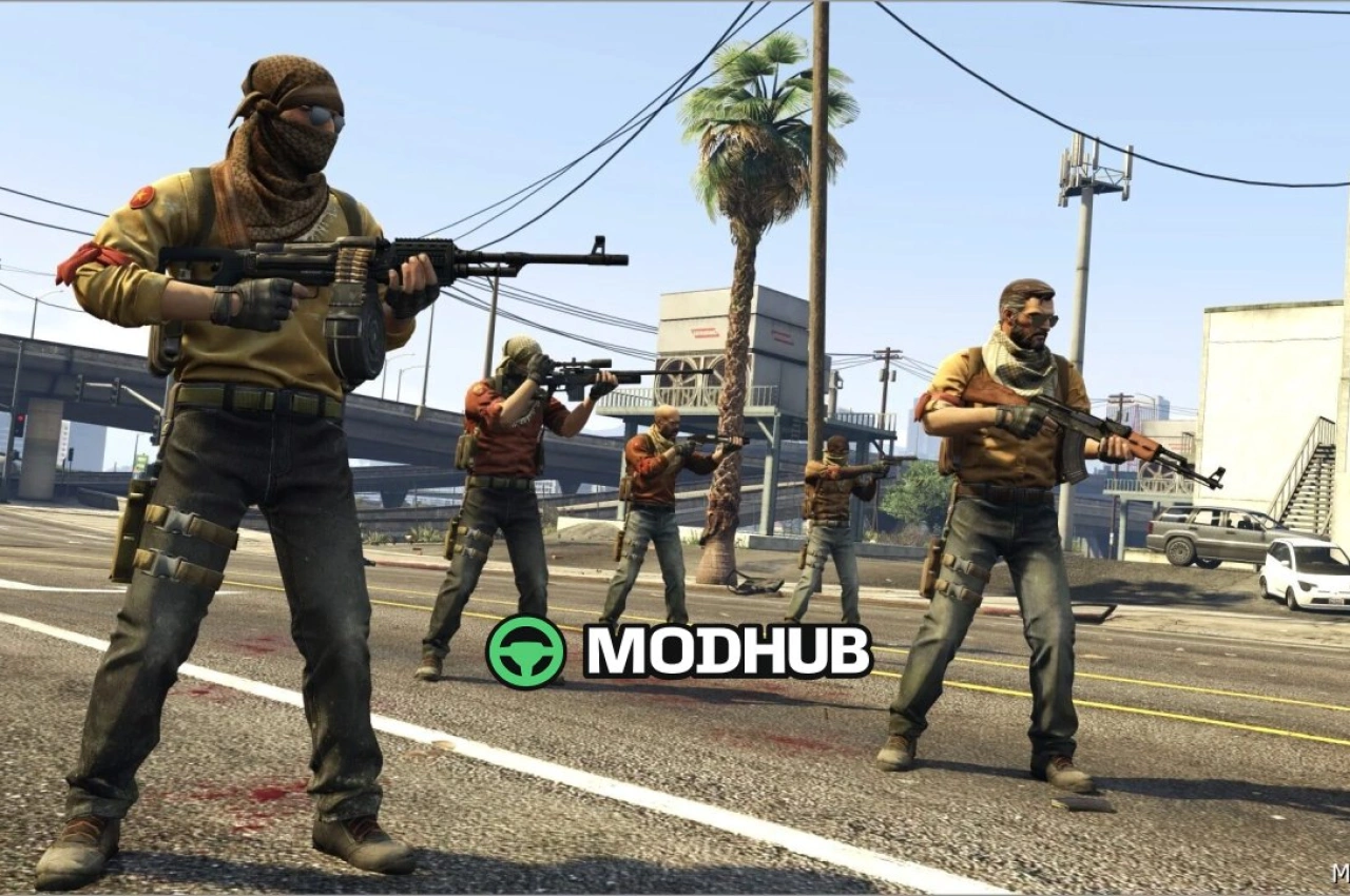 Пак терористів Elite Crew для GTA 5