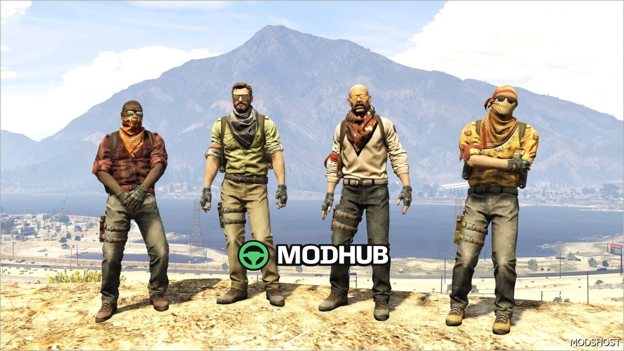 Пак терористів Elite Crew для GTA 5