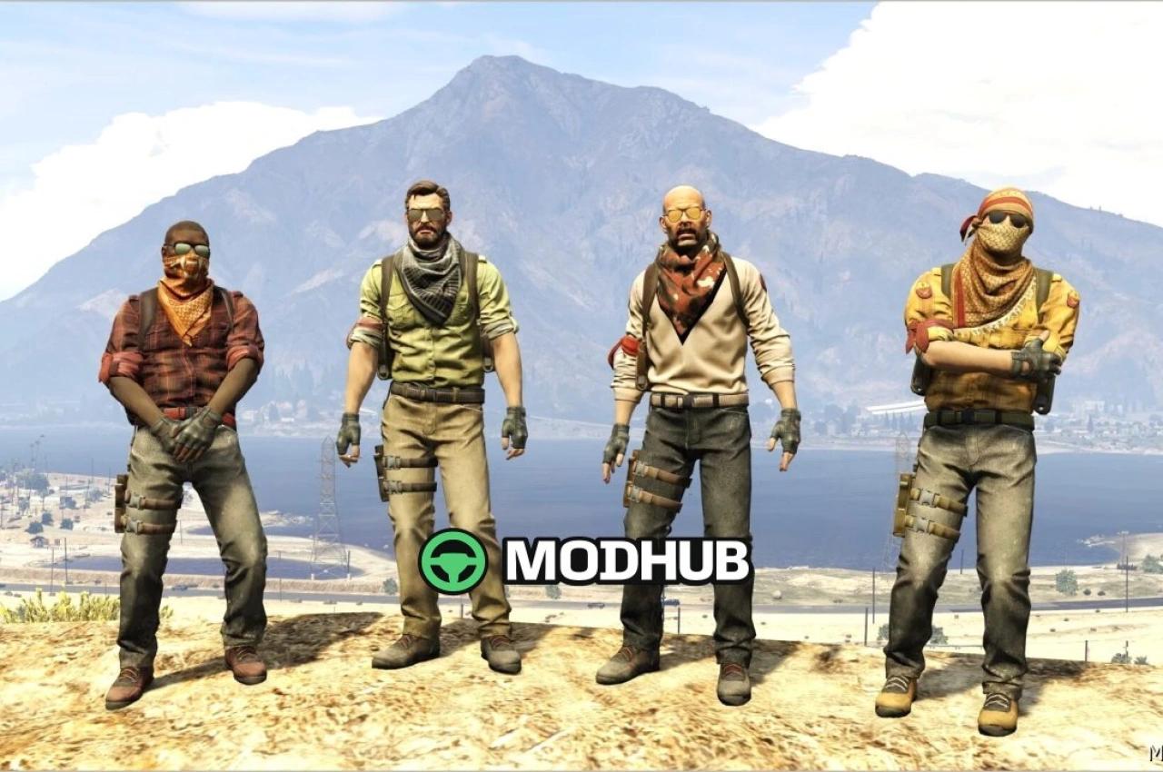 Пак терористів Elite Crew для GTA 5