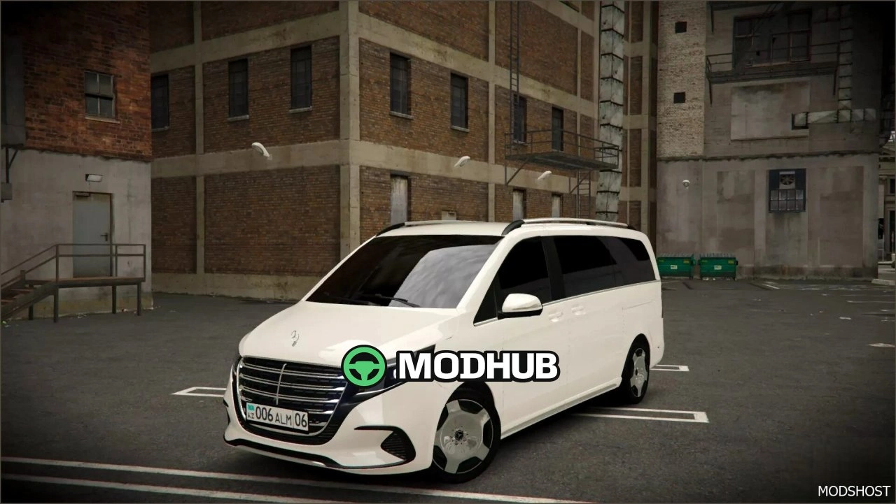 Мінівен Mercedes-Benz V 300L 2025 для GTA 5