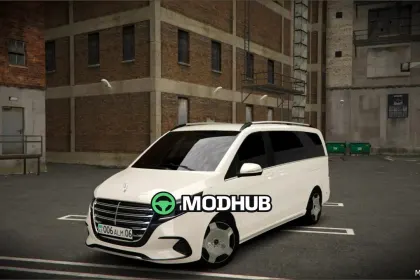 Minivan Mercedes-Benz V 300L 2025 für GTA 5