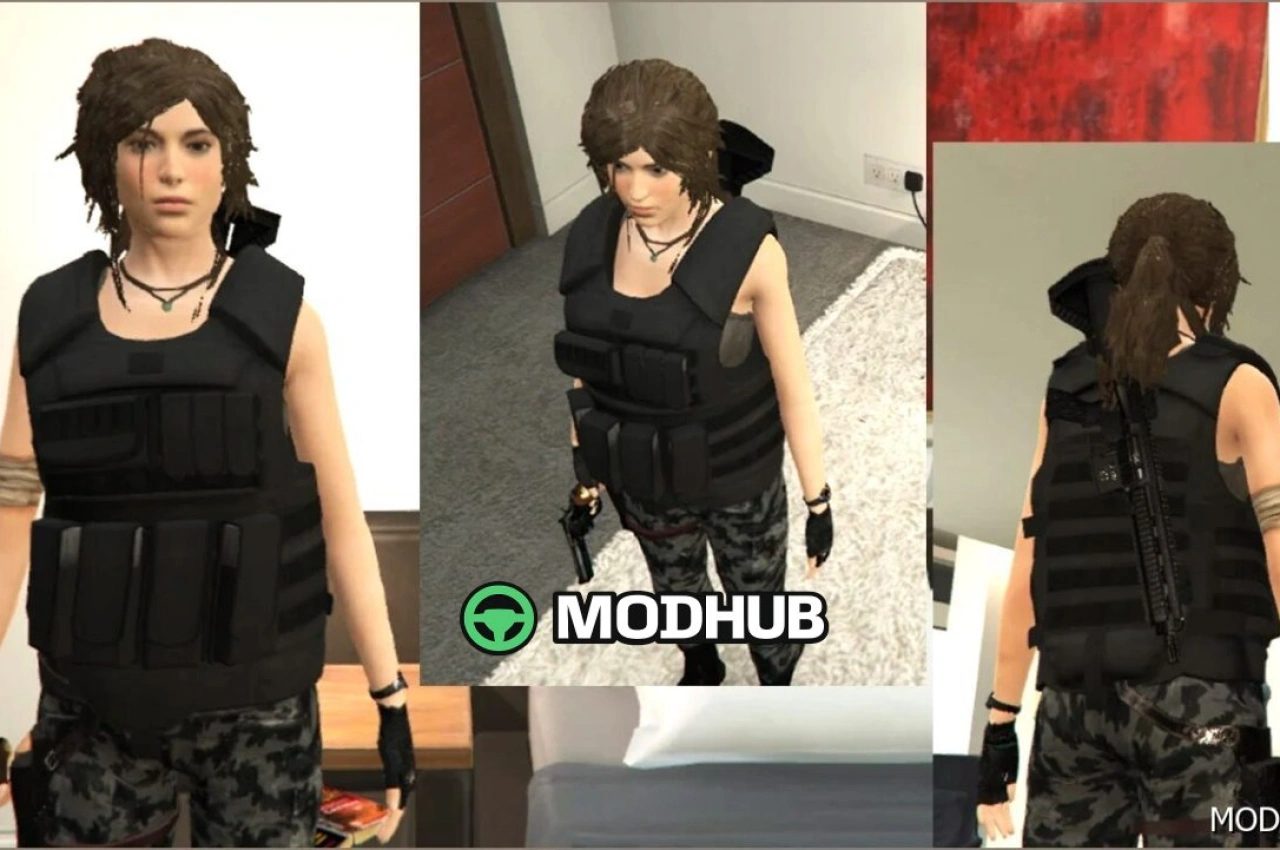 Моделі персонажів Лара Крофт для GTA 5