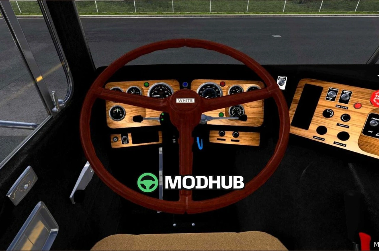 Вантажівка GMC White Cabover V1.6 для American Truck Simulator