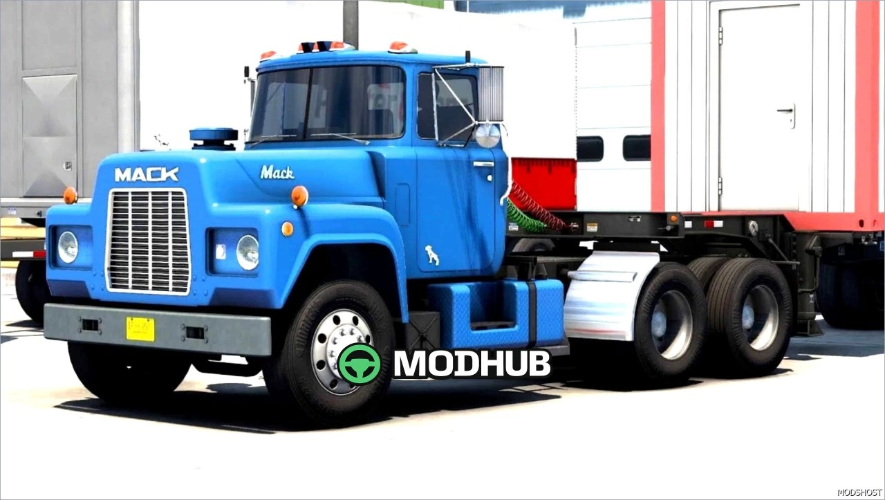 Вантажівка Mack R600 Edit від Albino AD V2.0 для American Truck Simulator