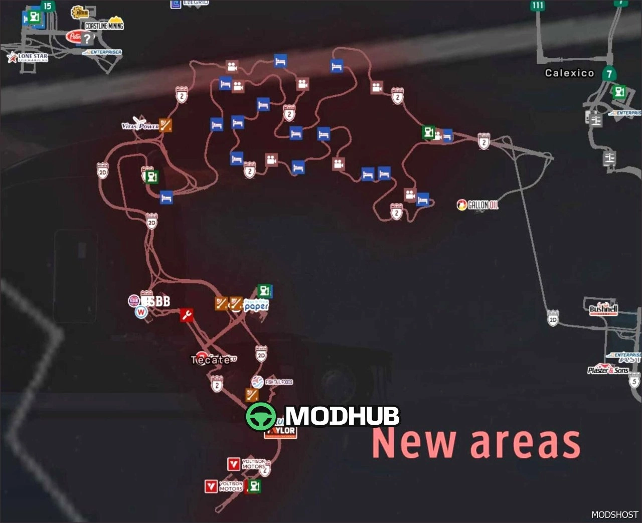 Карта Reforma Baja V3.4 для American Truck Simulator