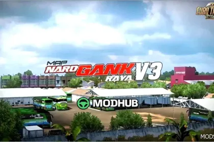 Map Narogong Raya V3 for Euro Truck Simulator 2