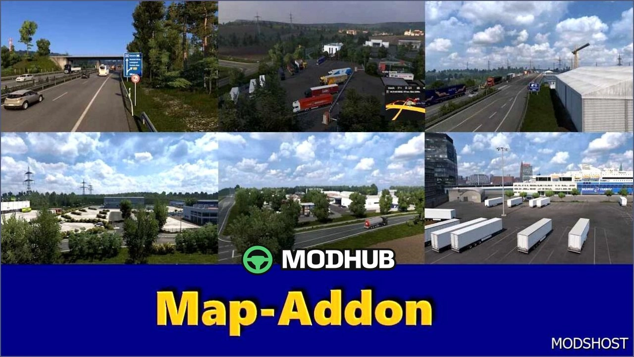Мапа OWN Company Mod 1.58.01 для Euro Truck Simulator 2