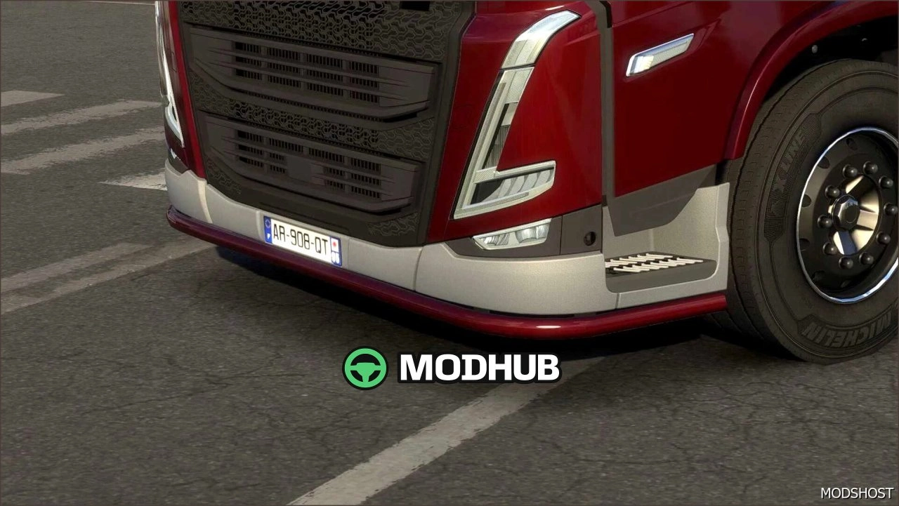 Кастомні бокові обтічники для Volvo FH4/5/6 для Euro Truck Simulator 2