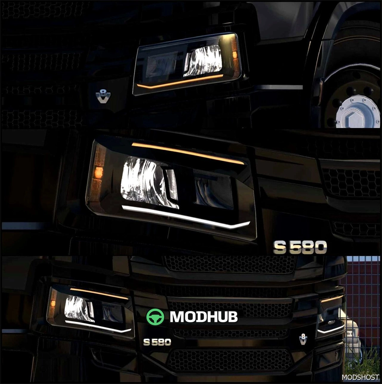 Кастомні димлені фари для Euro Truck Simulator 2