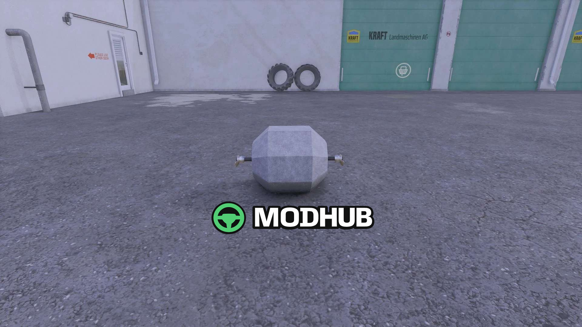 Мод на Вантаж Homemade weight v1.0.0.0 для Фермер Симулятор 25