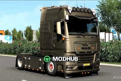 Tuning Parts for MAN 2020 GX CAB for Euro Truck Simulator 2