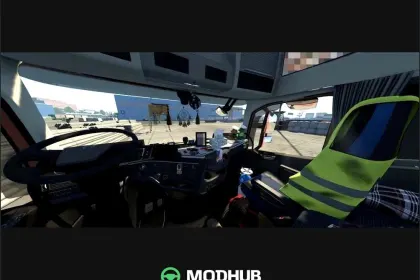 Dzordz Customs Cabin Accessories V1.5 for Euro Truck Simulator 2