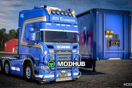 Truck Scania Danger Land R620 + Trailer for Euro Truck Simulator 2