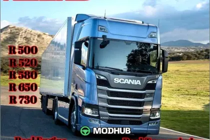 Scania R Real Engine and Transmission for Euro Truck Simulator 2