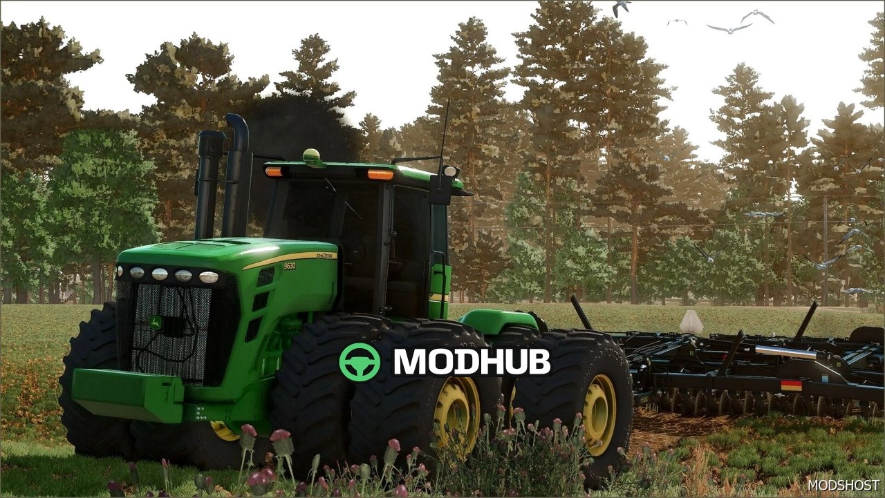Трактор John Deere 9×20/9×30 Series для Farming Simulator 25