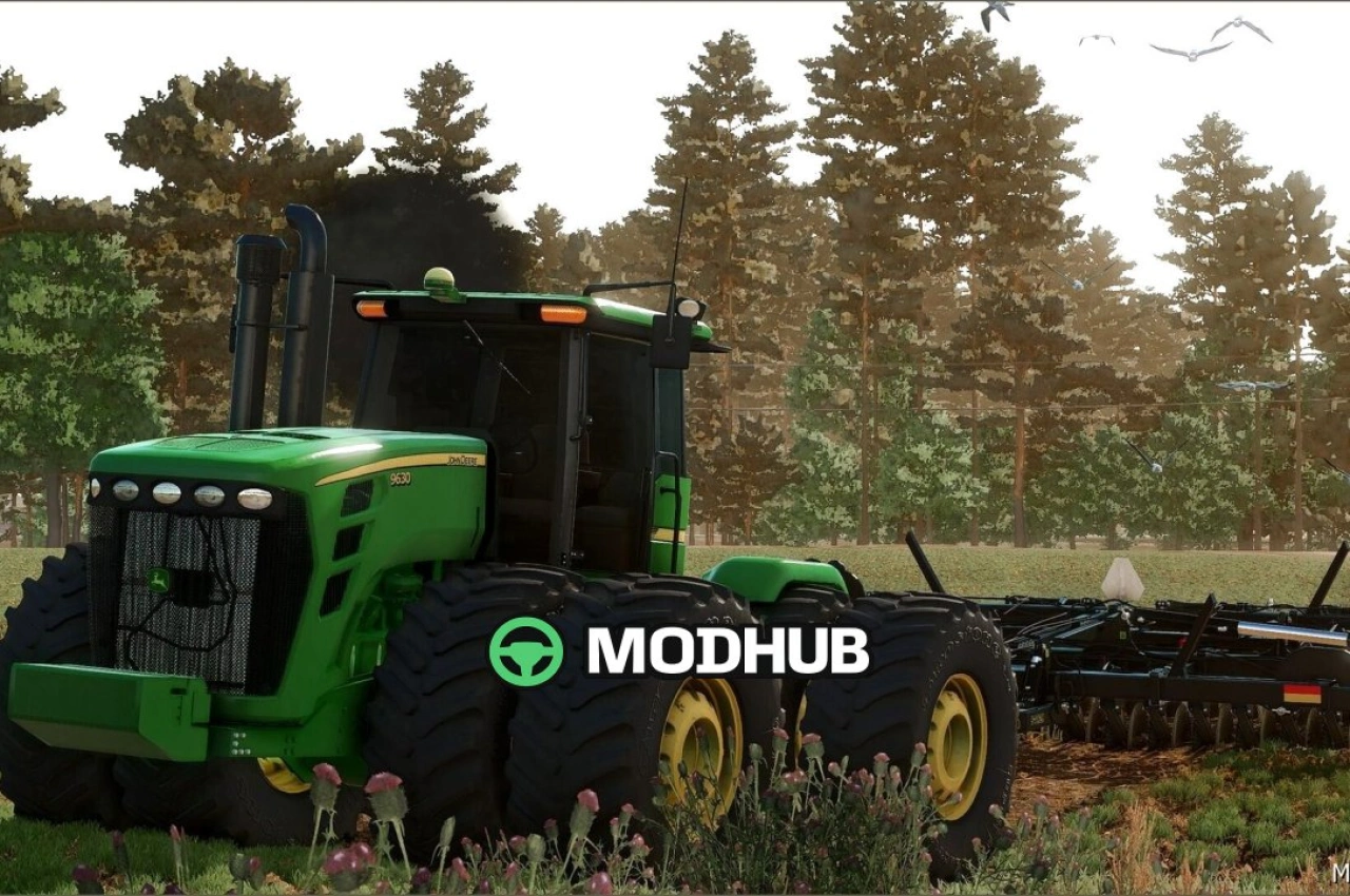 Трактор John Deere 9×20/9×30 Series для Farming Simulator 25