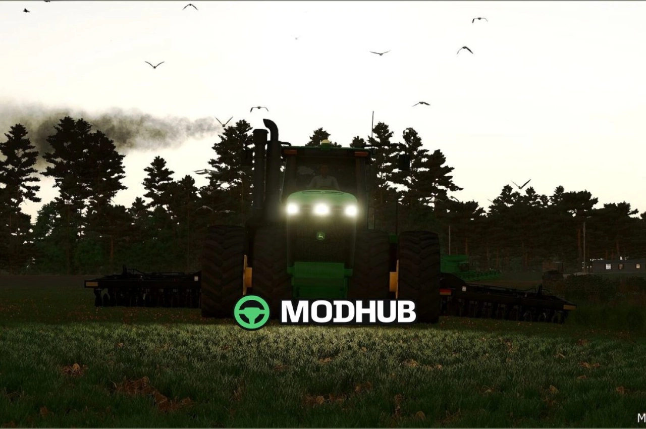 Трактор John Deere 9×20/9×30 Series для Farming Simulator 25