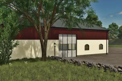 Effektives Getreidesilo mit Trocknungsboden und Einstellungen sowie Solarpanels für FS25