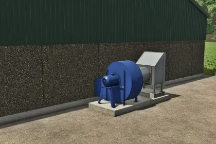 Effektives Getreidesilo mit Trocknungsboden und Einstellungen sowie Solarpanels für FS25 — 4