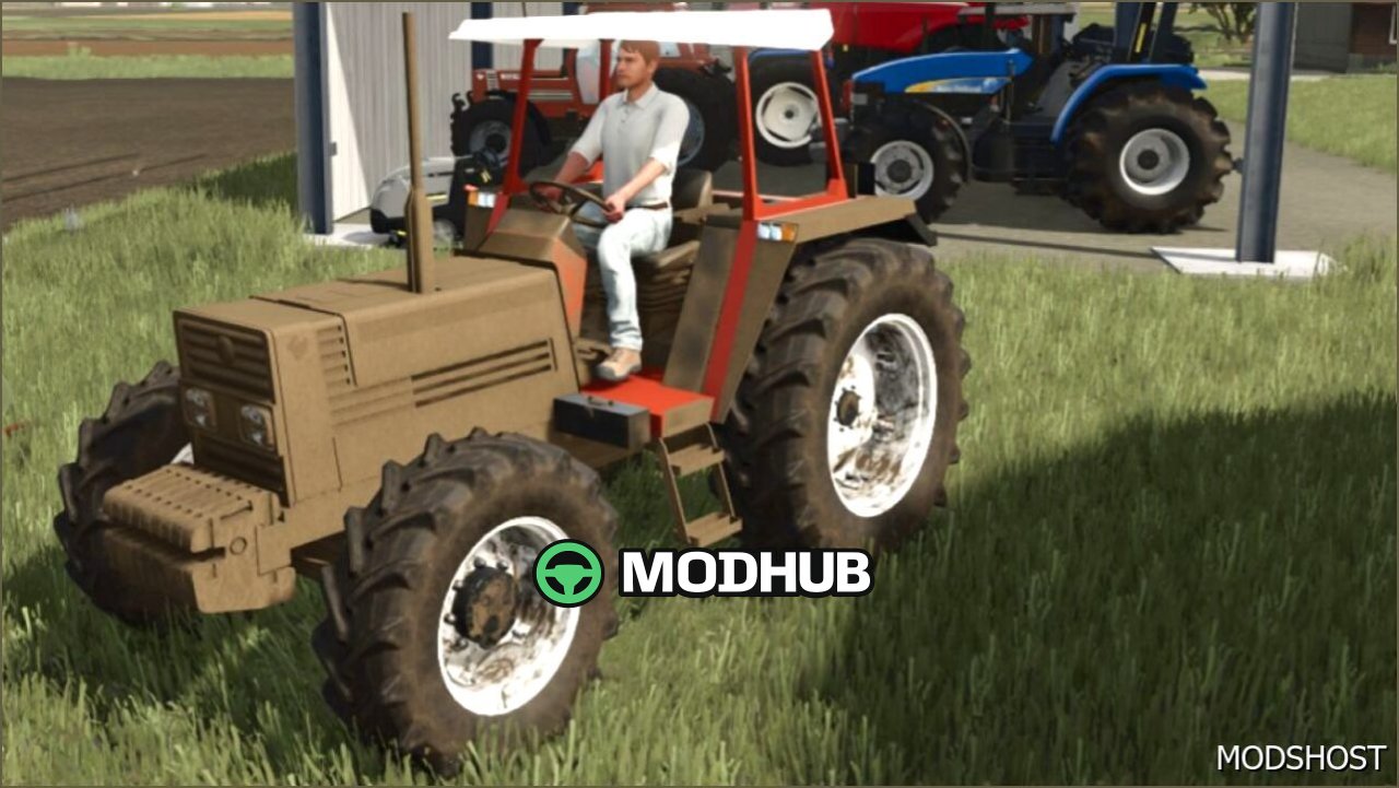 Traktor Fiatagri 70 90/80 90 NO CAB für Farming Simulator 25