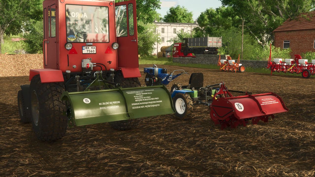 Плуг Unia Grudziadz U-500 Solger для Farming Simulator 25