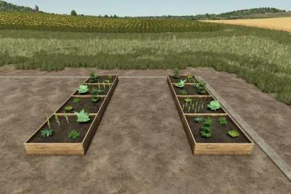 Effektives Gewächshaus BR Small Garden mit Erhöhter Produktivität für Farming Simulator 25