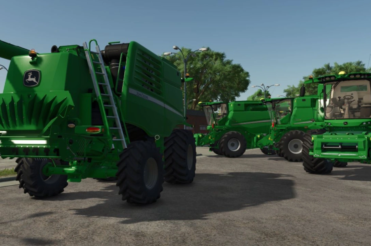 Комбайн John Deere T560 сірий випуск для Farming Simulator 25