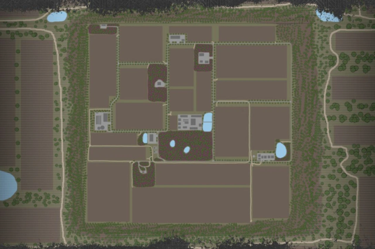 Карта Harvest Valley для Farming Simulator 25