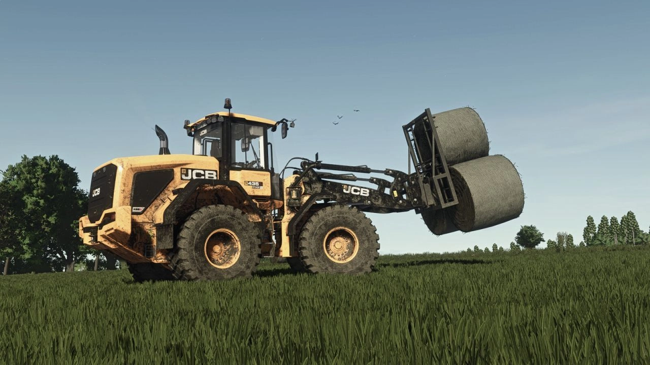 Навантажувач JCB 435S для Farming Simulator 25