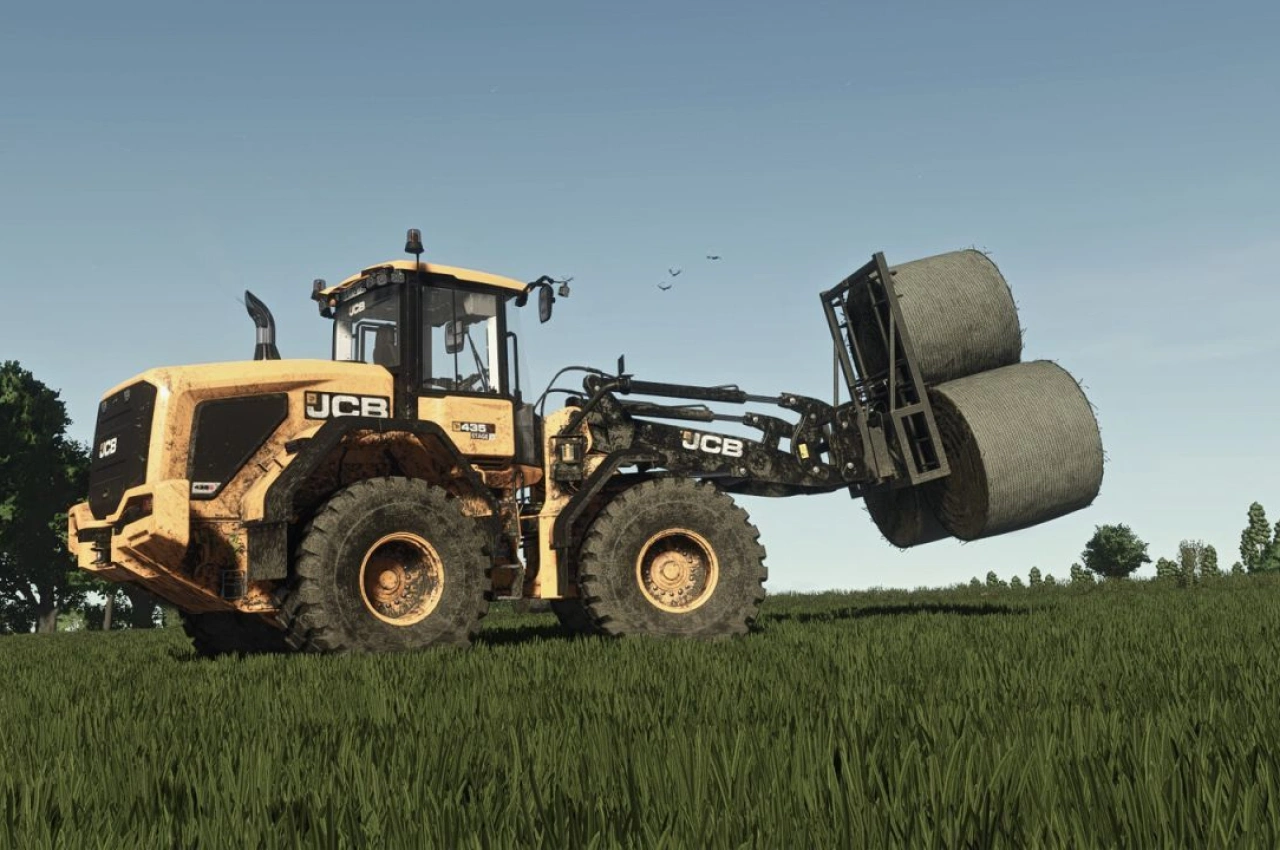 Навантажувач JCB 435S для Farming Simulator 25