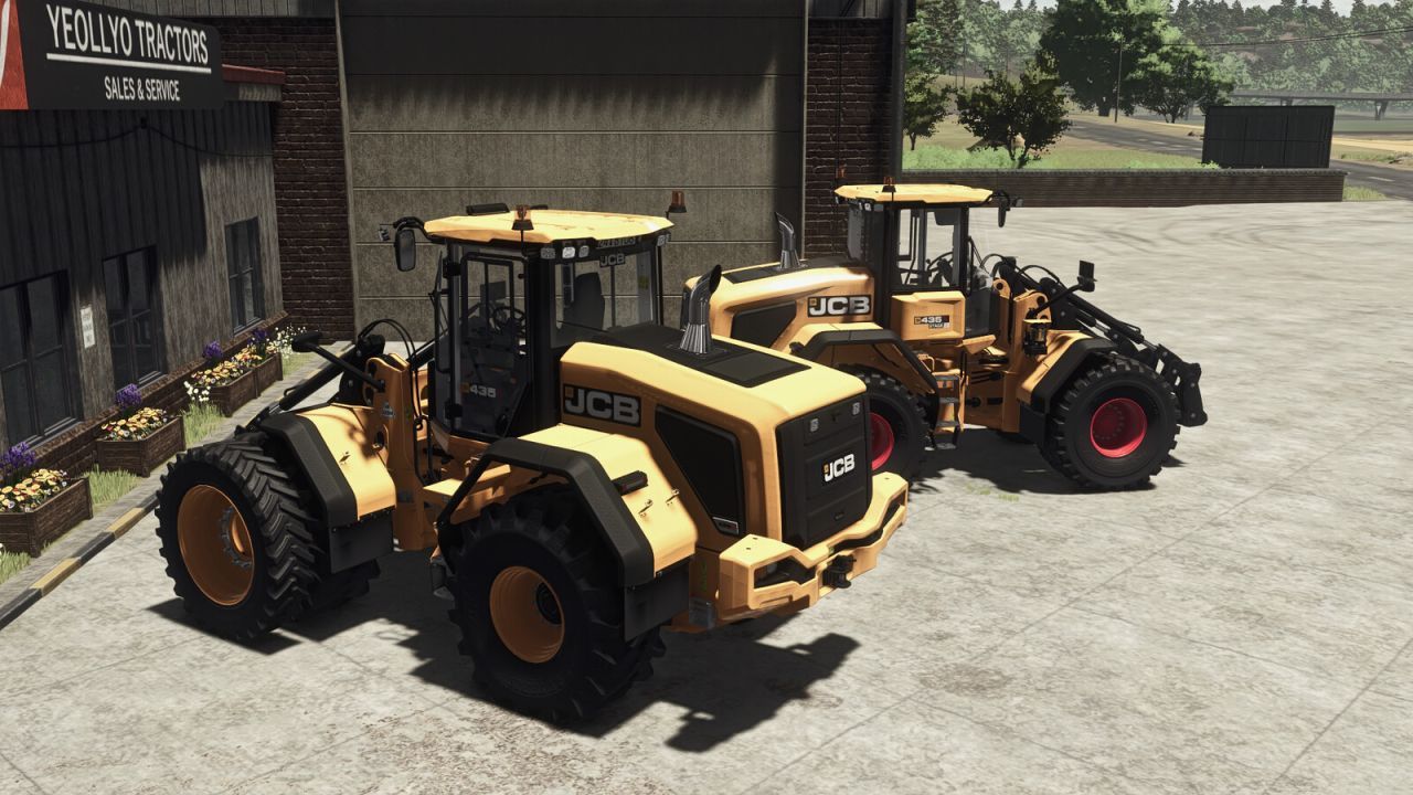Навантажувач JCB 435S для Farming Simulator 25